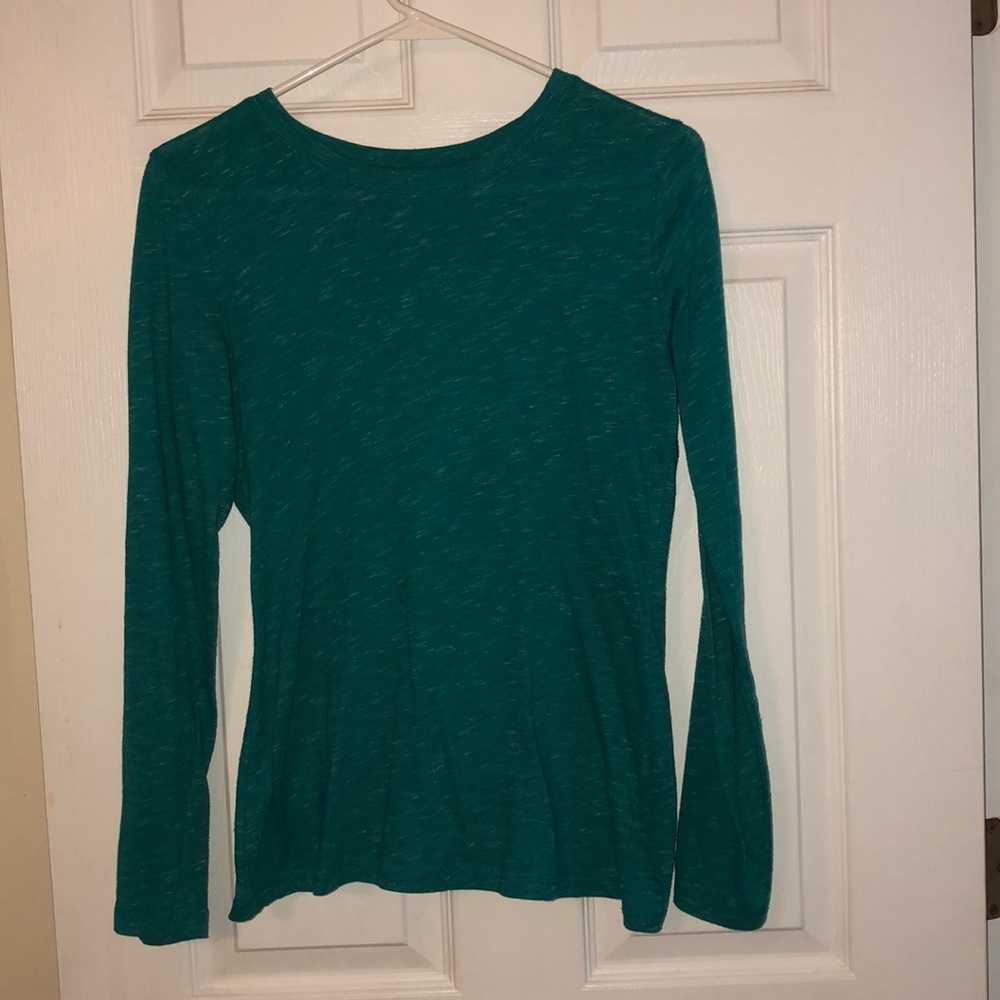 turquoise long sleeve